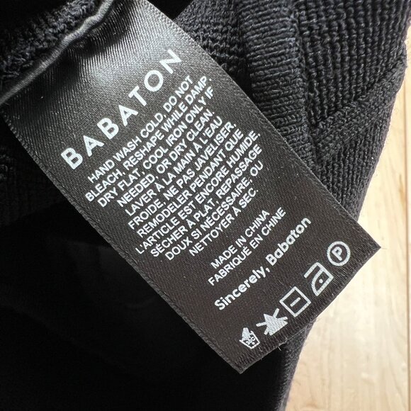 Babaton Aritzia Sculpt Knit Squareneck Point Tank Top Black Size XS - Picture 7 of 8